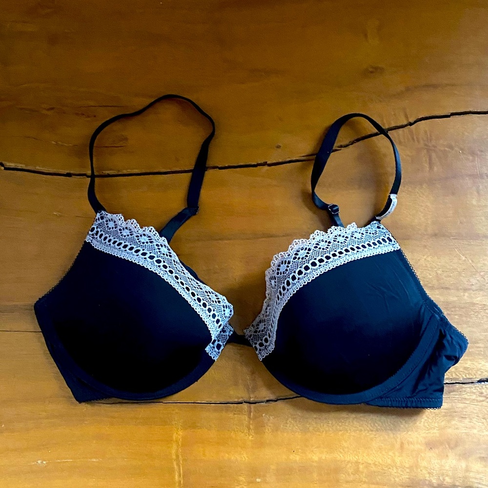 Vintage Calvin Klein Lace Black Bra
